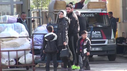 Hatay Suriyelilerin Bayram Dönüşü Devam Ediyor