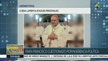 Argentina: Oscar Ojeda lamenta ataques personales al Papa Francisco