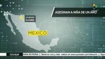 Asesinan a niña de un año durante ataque armado en el norte de México