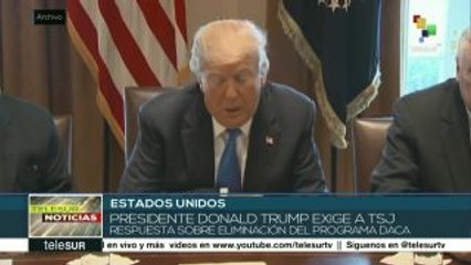 Pdte. Trump pide al Tribunal Supremo que se pronuncie sobre el DACA