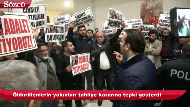 Vale cinayetinde tahliye sonrası adliyede gerginlik