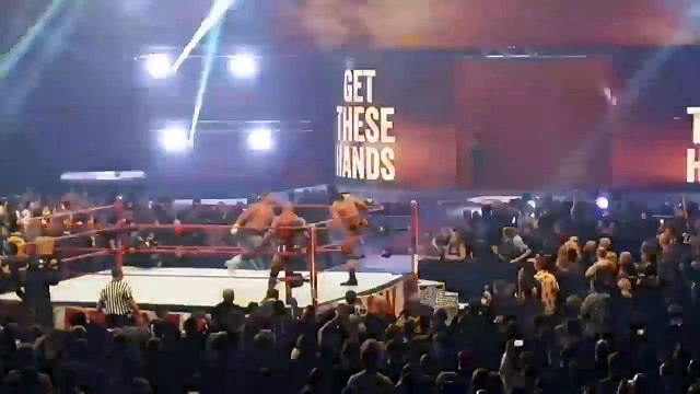 Braun Strowman saves Kurt Angle from Dolph Ziggler & Drew McIntyre - WWE Monday Night Raw 5 November 2018