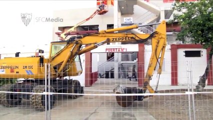 Las Nuevas Obras en los Vestuarios de la Ciudad Deportiva del Sevilla