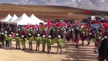 Şanlıurfa Cumhurbaşkanı Erdoğan, Telekonferans Katıldığı Etkinlikte Öğrenciler Fidan Dikti