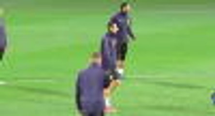 Ronaldo trains ahead of Manchester United clash