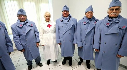 Portes-lès-Valence : des Poilus et une infirmière en costumes d’époque pour le défilé du 11 novembre 2018