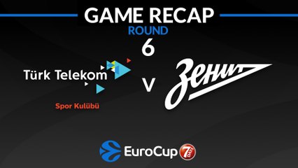 Highlights: Turk Telekom Ankara - Zenit St Petersburg
