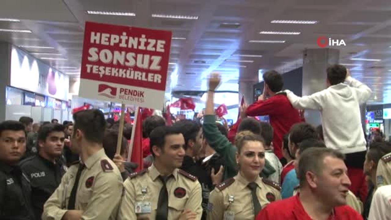 Ampute Milli Takımı'na Coşkulu Karşılama