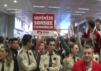 Ampute Milli Takımına Coşkulu Karşılama