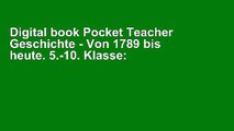 Digital book Pocket Teacher Geschichte - Von 1789 bis heute. 5.-10. Klasse: Kompaktwissen 5.-10.