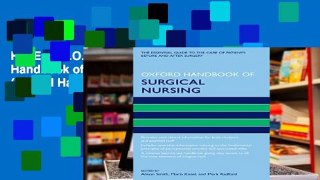 F.R.E.E [D.O.W.N.L.O.A.D] Oxford Handbook of Surgical Nursing (Oxford Handbooks in Nursing)