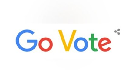 Google usa su Doodle para pedirle a los internautas que vayan a votar