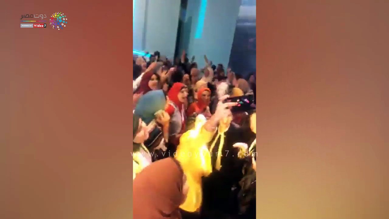 شاهد.. احتفالات الشباب المشاركين بمنتدى شباب العالم بالحفل الختامى