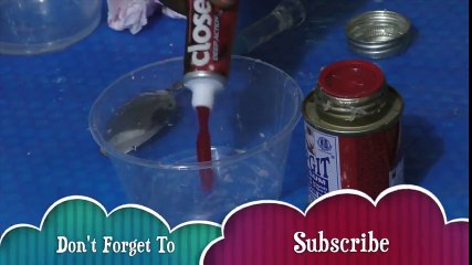 How to Make Slime with Closeup Toothpaste and Water !! Toothpaste and Water Slime only