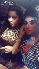 2 Girls enjoying in a car