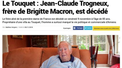 Brigitte Macron en deuil
