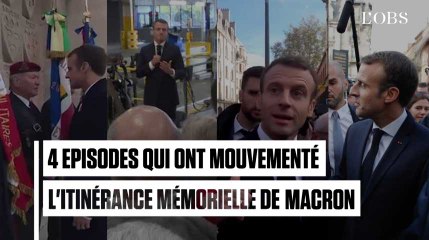 L'itinérance mémorielle d'Emmanuel Macron tourne au chemin de croix