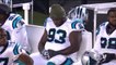Was this Panthers player sleeping on sideline during 'TNF'?