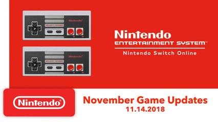 NES Nintendo Switch Online : Les nouveaux jeux de novembre