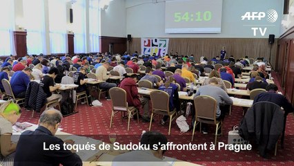 Prague accueille les championnats du monde de Sudoku
