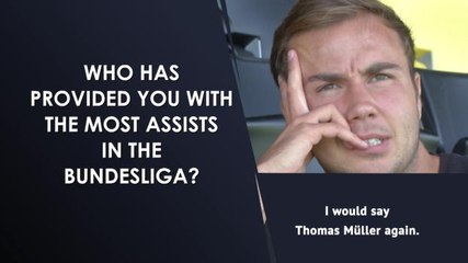 Opta Quiz - Mario Gotze answers questions on his career