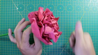 cách xếp hoa hồng bằng giấy nhún origami rose 折り紙 Loi Nguyen Origami tập 13