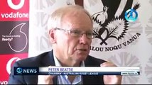 ARLC (NRL) Chairman, Peter Beattie shows his support for the Fiji NSWRL Team and agrees the Intrust Super Premiership NSWRL will be a fantastic player pathway &