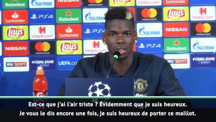 Groupe H - Pogba : "Je suis heureux à Manchester United"