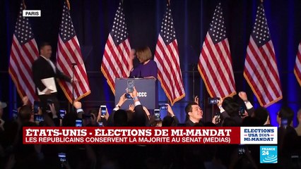 La chef de file des démocrates Nancy Pelosi retrouve son poste de présidente de la Chambre des représentants