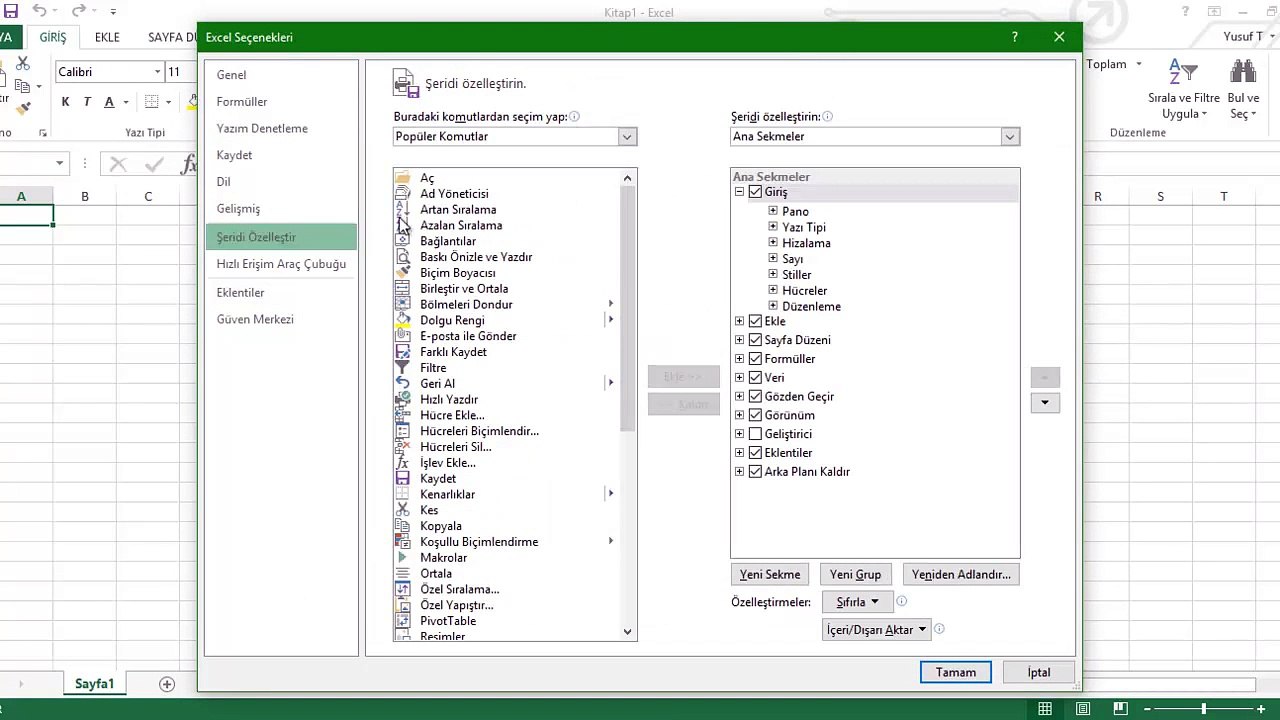MAKROLU EXCEL CARI HESAP VE KASA DEFTERI TAKIP PROGRAMI EGITIMI 1