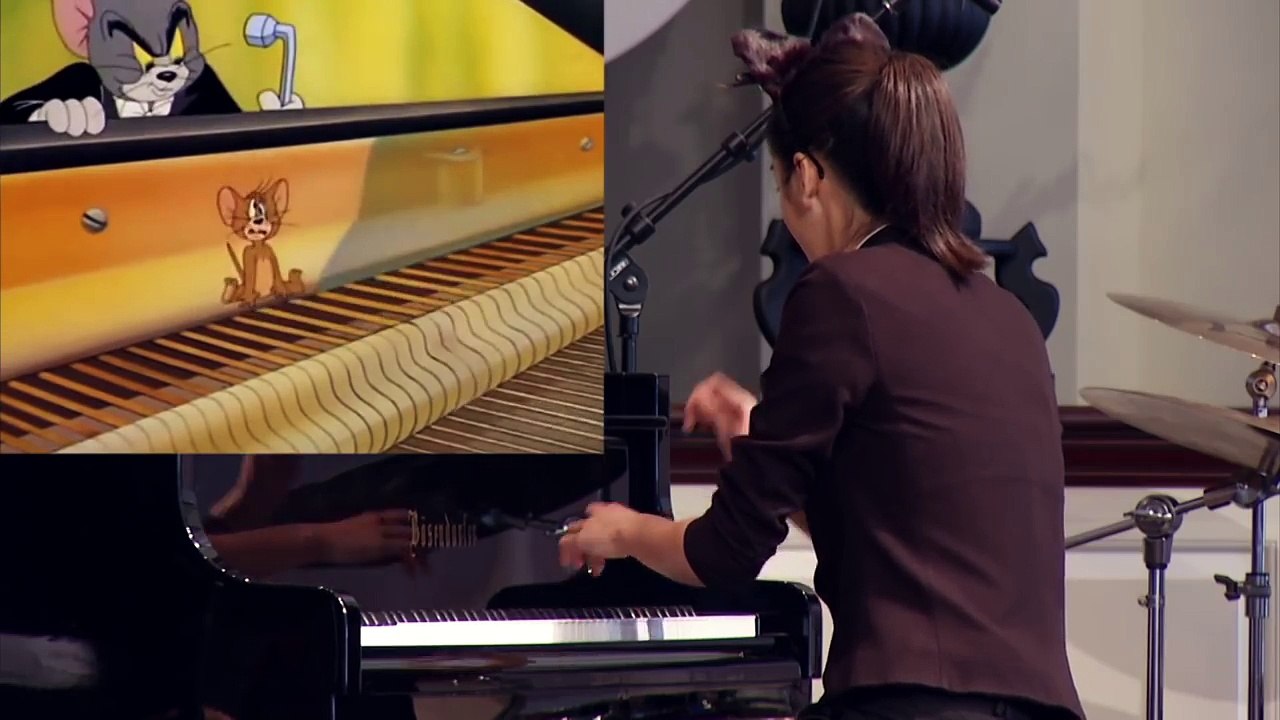 Yannie Tan joue la scène de Tom and Jerry dans la Rhapsodie hongroise nº 2 de Liszt