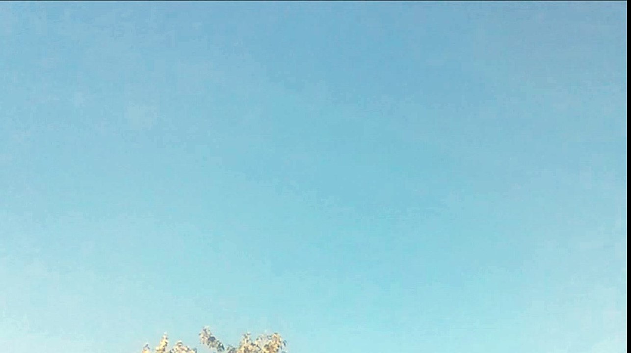 A Picturesque Big Blue Sky in Sun Light