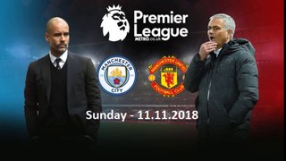 Manchester United Vs Manchester City - Highlights - 11 Nov 2018