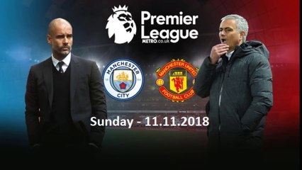 Manchester United Vs Manchester City - Highlights - 11 Nov 2018
