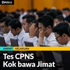 #1MENIT| Tes CPNS Kok bawa Jimat