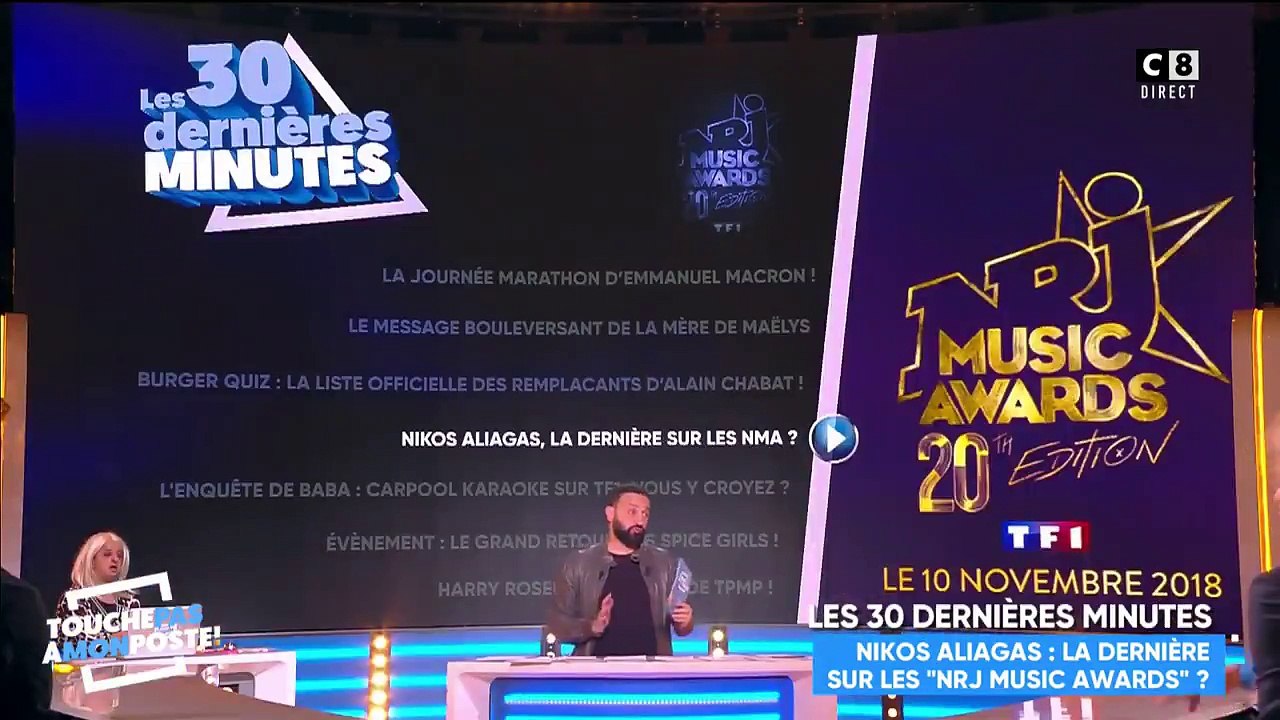 Camille Combal à la place de Nikos Aliagas la saison prochaine à la tête des "NRJ Music Awards"? La réponse de TF1