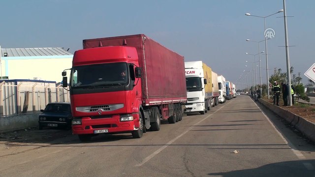 Öncüpınar Sınır Kapısı'nda tır yoğunluğu - KİLİS