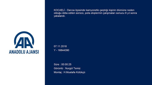 Trafik kazasından aranan sürücü 9 yıl sonra yakalandı - KOCAELİ