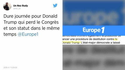 Midterms : Trump devra composer avec les démocrates, majoritaires à la Chambre des représentants
