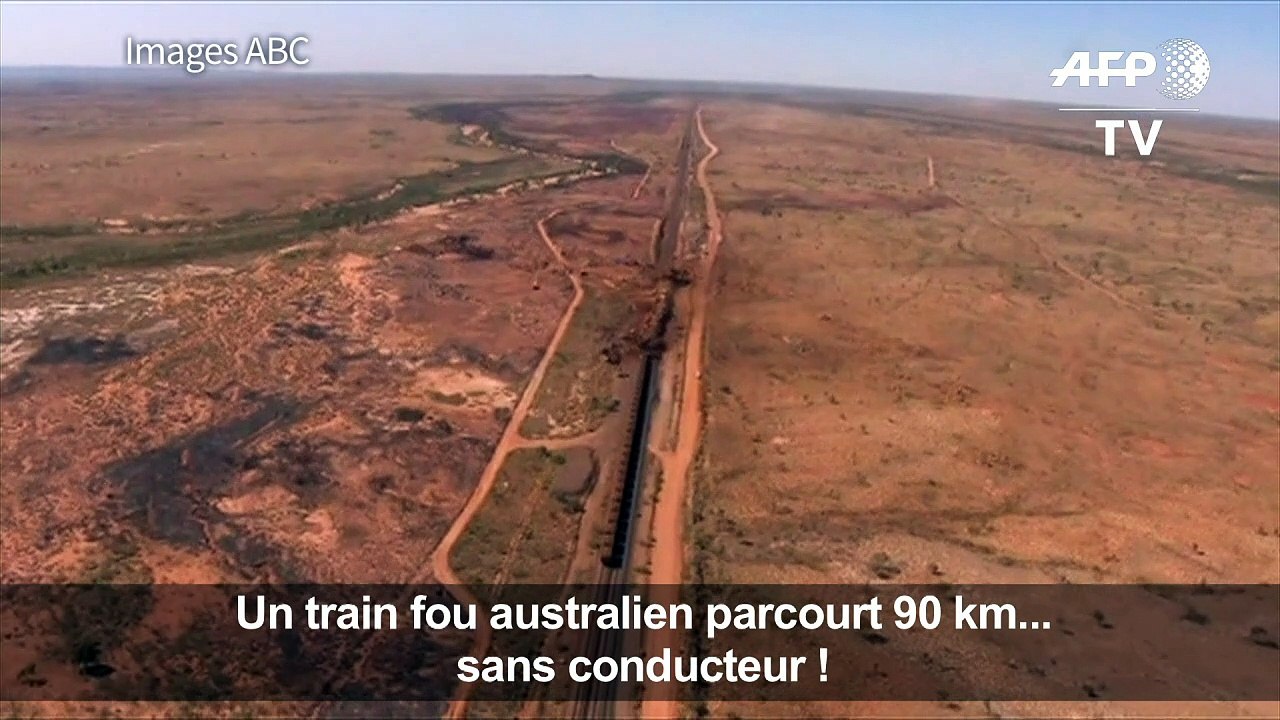 Australie: un train déraillé après une folle chevauchée