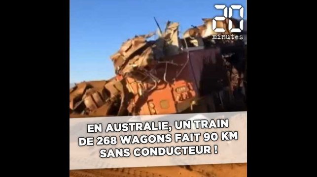 En Australie, un train de 268 wagons fait 90 kilomètres dans le désert sans conducteur