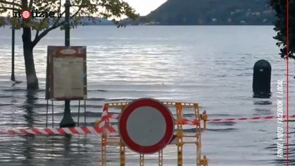 Verbania, esonda il Lago Maggiore: messa in sicurezza del lungolago di Pallanza | Notizie.it