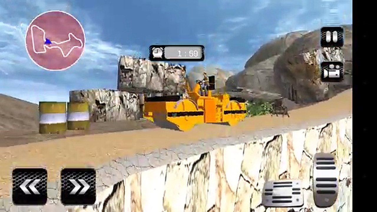 Hilly Road Construction: Tractor Climb 3D