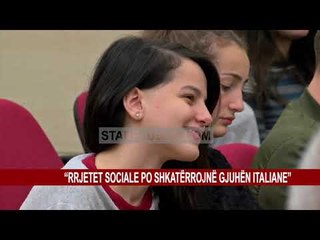 “RRJETET SOCIALE PO SHKATËRROJNË GJUHËN ITALIANE”