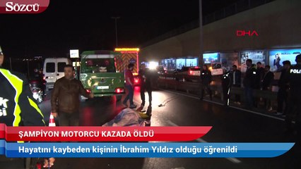 Şampiyon motorcu kazada öldü