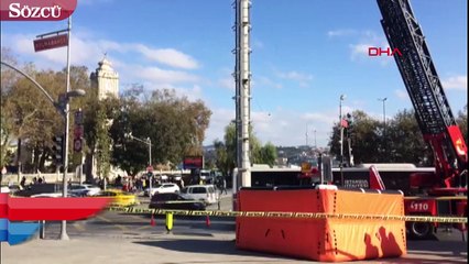 Dolmabahçe’de intihar girişimi