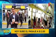 Metropolitano: desde hoy aumentará precio de pasajes a S/ 2.85