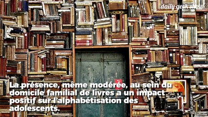 Les bienfaits de grandir dans une maison où il y a des livres