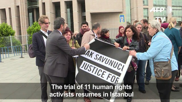 Turkey: trial resumes for 11 human rights activists