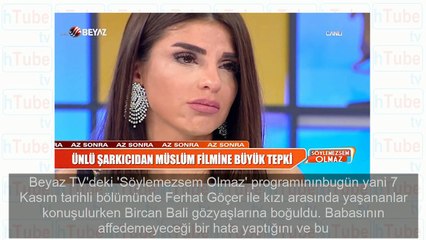 Beyaz TV'de duygusal itiraf Bircan Bali babasıyla yaşadıkları anlatırken gözyaşlarına boğuldu
